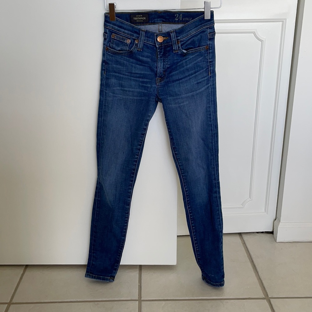 J.Crew toothpick ankle jeans
